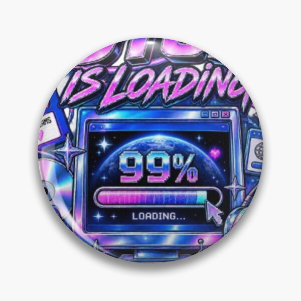 Item preview, The Future Is Loading Y2K Computer 99 Percent Cybercore designed and sold by EssentialsWear.