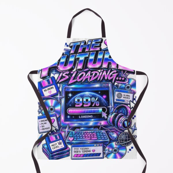 Item preview, The Future Is Loading Y2K Computer 99 Percent Cybercore designed and sold by EssentialsWear.
