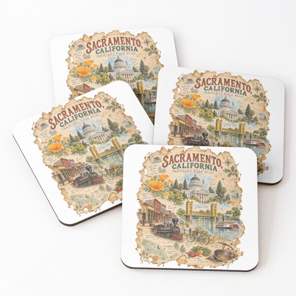 Item preview, Sacramento California Traveler’s Field Notes – Vintage Travel Journal designed and sold by Russell Thorne.