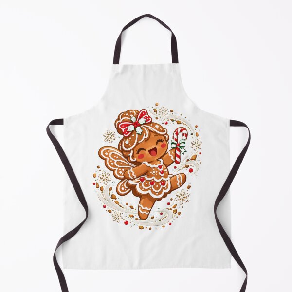 Item preview, Gingerbread Fairy Dancing Candy Cane Christmas designed and sold by nortowelcomics.