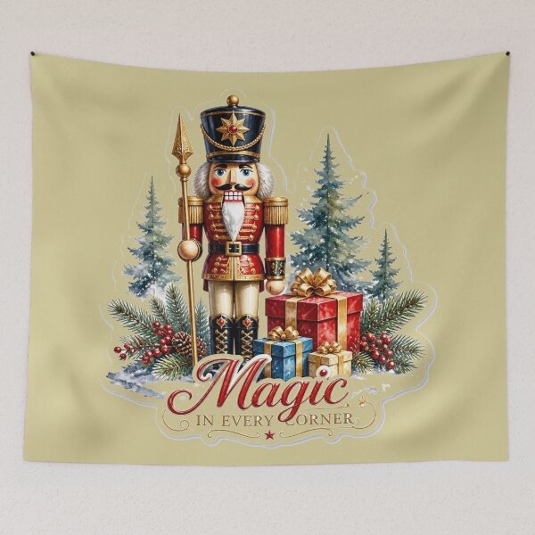 Item preview, Magic in Every Corner Christmas Nutcracker designed and sold by MargaretPolanco.