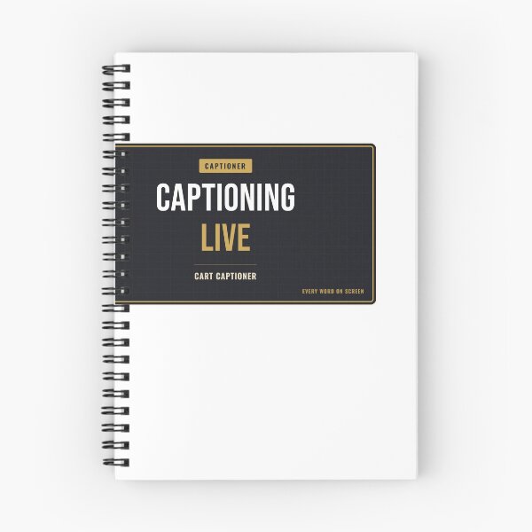Item preview, Captioning Live Court Reporter designed and sold by SlowMadeShelf.