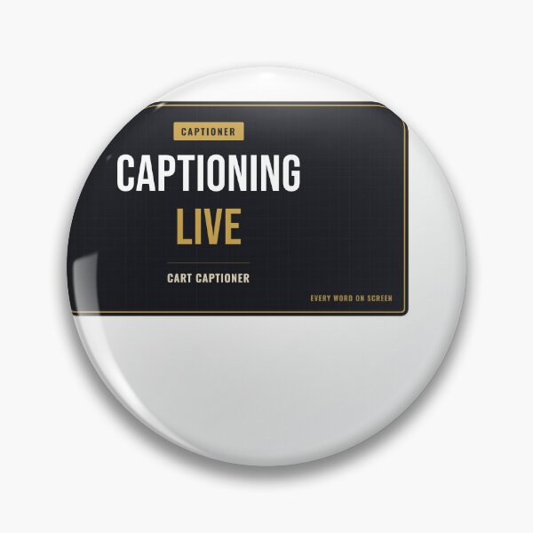 Item preview, Captioning Live Court Reporter designed and sold by SlowMadeShelf.