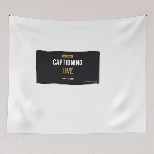 Item preview, Captioning Live Court Reporter designed and sold by SlowMadeShelf.