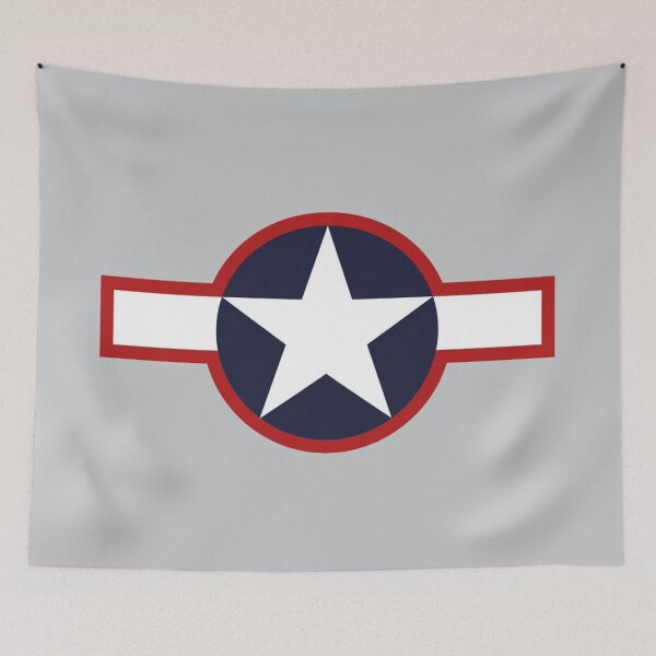 Item preview, 1943 U.S. Army Air Forces Star and Bars Roundel with Red Border | WWII American Aircraft Insignia | Historic Military Aviation Emblem | B designed and sold by VoglR.