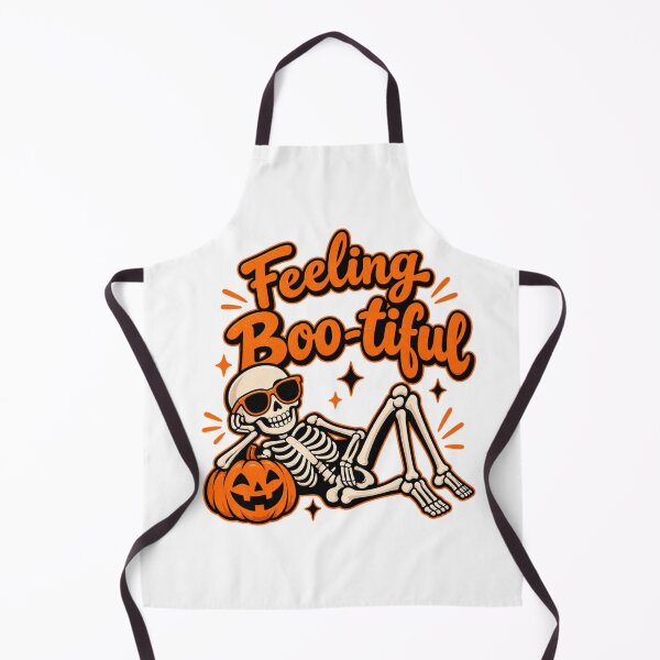 Item preview, Feeling Boo-tiful Skeleton Pumpkin Halloween Tee, 100% Cotton Graphic Shirt designed and sold by sfyn-na.