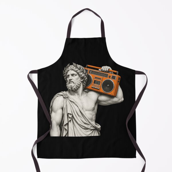 Item preview, Greek God with Boombox designed and sold by Motel Mirage.