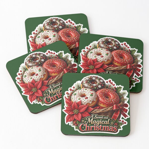 Item preview, A Sweet and Magical Christmas Holiday Donuts designed and sold by MargaretPolanco.