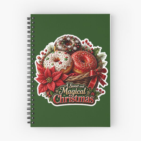 Item preview, A Sweet and Magical Christmas Holiday Donuts designed and sold by MargaretPolanco.