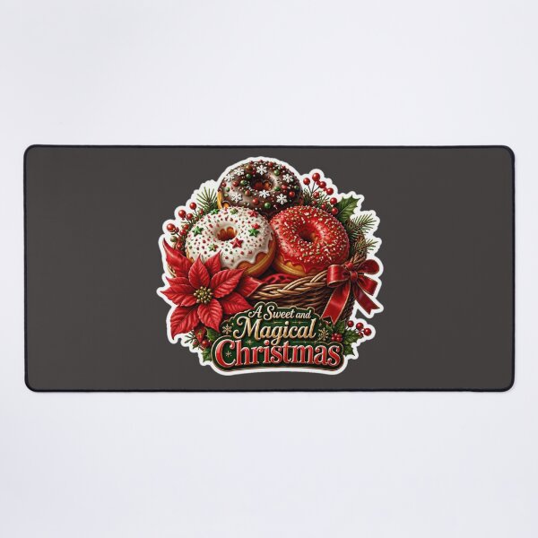 Item preview, A Sweet and Magical Christmas Holiday Donuts designed and sold by MargaretPolanco.