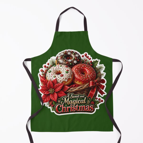 Item preview, A Sweet and Magical Christmas Holiday Donuts designed and sold by MargaretPolanco.