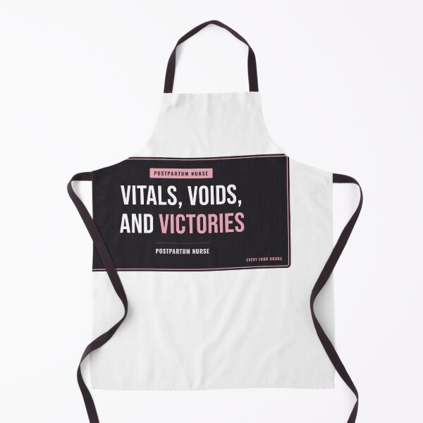 Item preview, Vitals, Voids, And Victories Postpartum Nurse designed and sold by SlowMadeShelf.