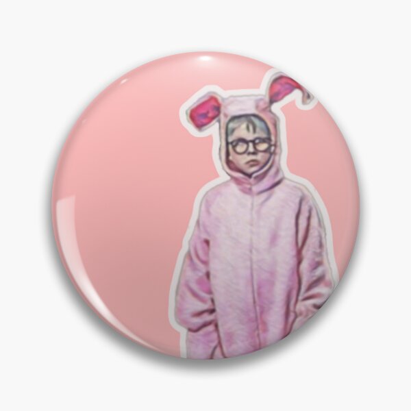 Item preview, Ralphie on Christmas Wearing a Pink Bunny Suit Christmas Story Inspiration Design designed and sold by MakersFolly.