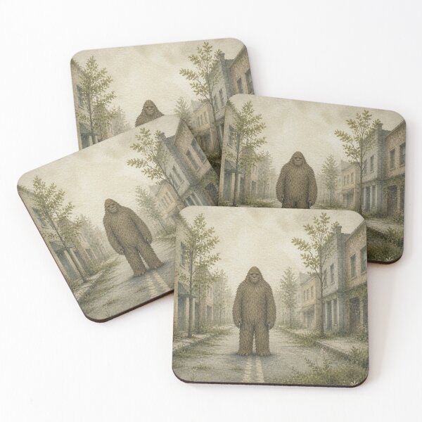 Item preview, Sasquatch jaywalking designed and sold by FunkyMonkeys1.