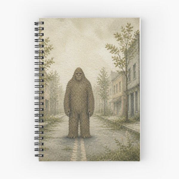 Item preview, Sasquatch jaywalking designed and sold by FunkyMonkeys1.