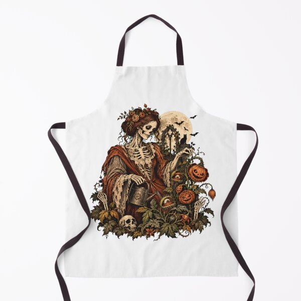 Item preview, Gothic Skeleton Macabre Garden Art Halloween Lover designed and sold by nortowelcomics.