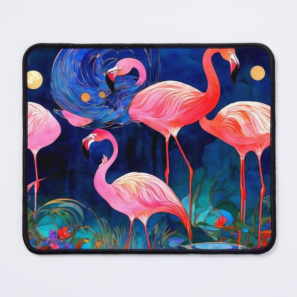 Item preview, Pink Flamingos In the Garden designed and sold by TheDarkWardrobe.