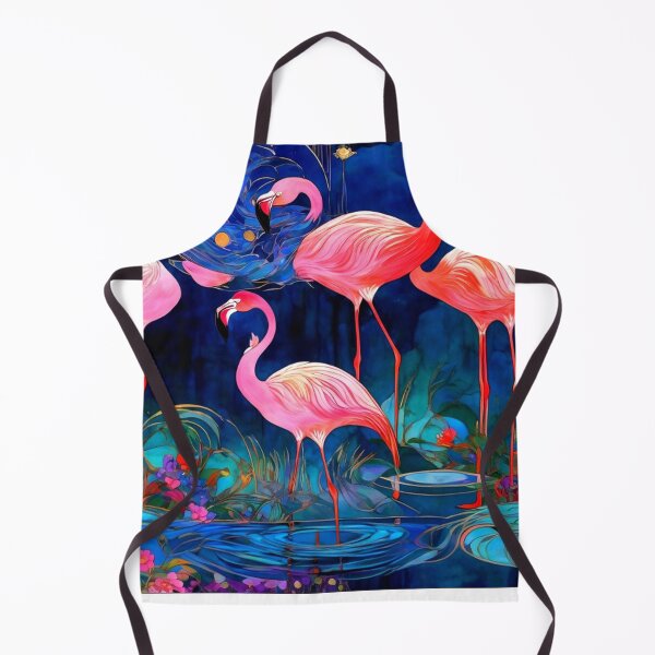 Item preview, Pink Flamingos In the Garden  designed and sold by TheDarkWardrobe.