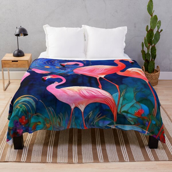 Item preview, Pink Flamingos In the Garden  designed and sold by TheDarkWardrobe.