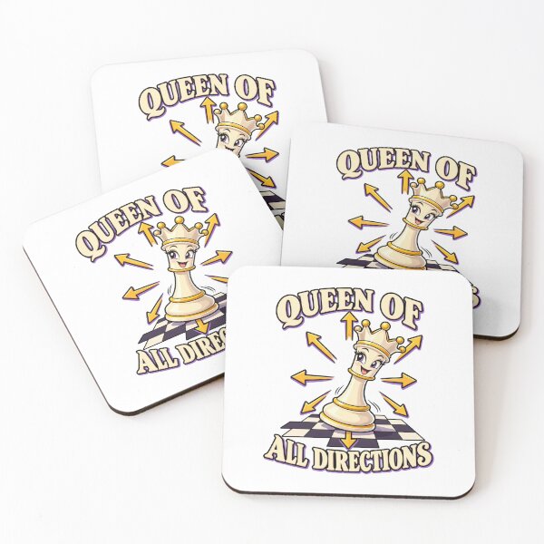 Item preview, Queen of All Directions - Chess Queen Design designed and sold by Good Mood Foundry.