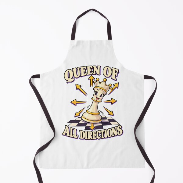 Item preview, Queen of All Directions - Chess Queen Design designed and sold by Good Mood Foundry.