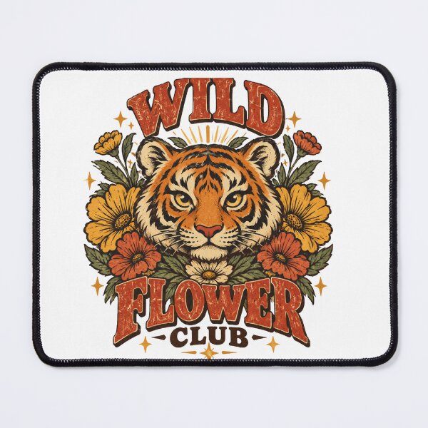 Item preview, Wild Tiger Flower Club designed and sold by The Wicked Herbarium.
