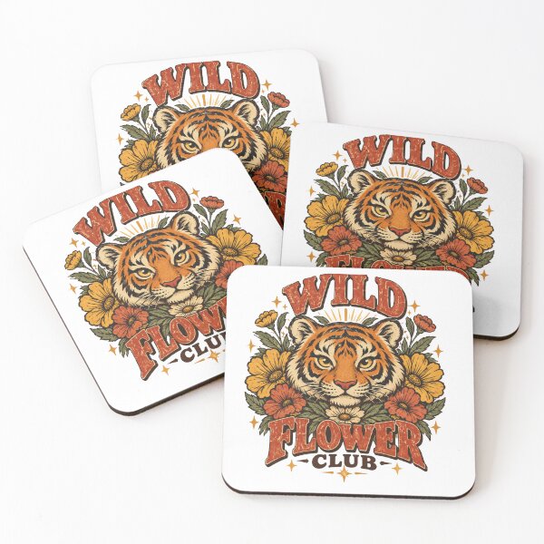 Item preview, Wild Tiger Flower Club designed and sold by The Wicked Herbarium.