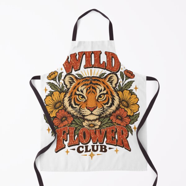 Item preview, Wild Tiger Flower Club designed and sold by The Wicked Herbarium.