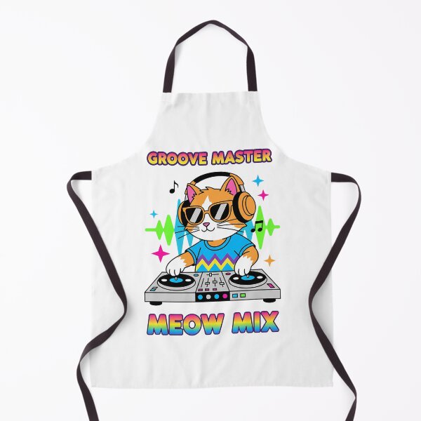 Item preview, Groove Master Meow Mix Funny DJ Cat Sunglasses Sticker designed and sold by cannsuh.