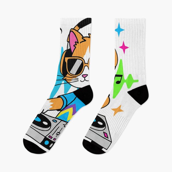 Item preview, Groove Master Meow Mix Funny DJ Cat Sunglasses Sticker designed and sold by cannsuh.