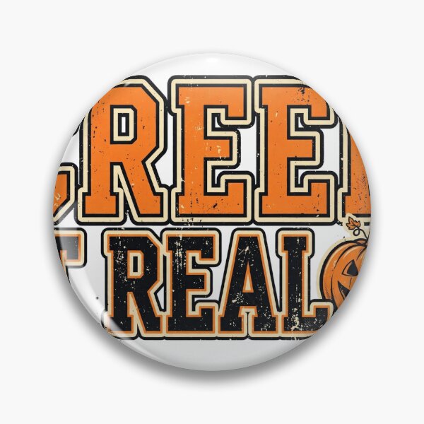 Item preview, Creep It Real Varsity Shirt — Retro Halloween Tee designed and sold by unthinkabletees.