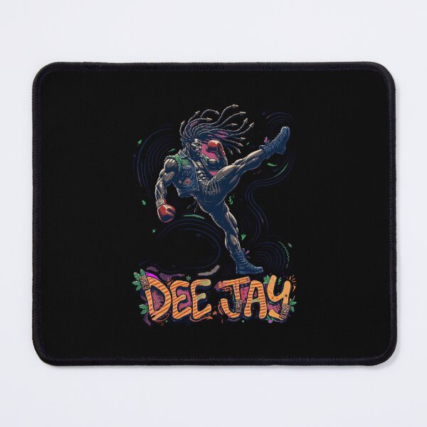 Item preview, Dee Jay Street Fighter Design, Dee Jay Artwork, Street Fighter Dee Jay Graphic, Dee Jay Fighting Game Art, Jamaican Kickboxer, Air Slasher, Double Rolling Sobat, Machine Gun Upper, Arcade Gaming Gift designed and sold by Typologystudios.