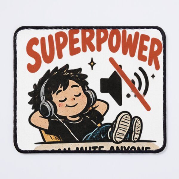 Item preview, Funny Deaf Mute Button Superpower designed and sold by Bawwe.