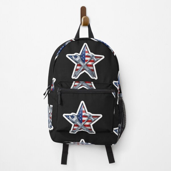 Item preview, American Flag Star with Construction Tools designed and sold by MargaretPolanco.
