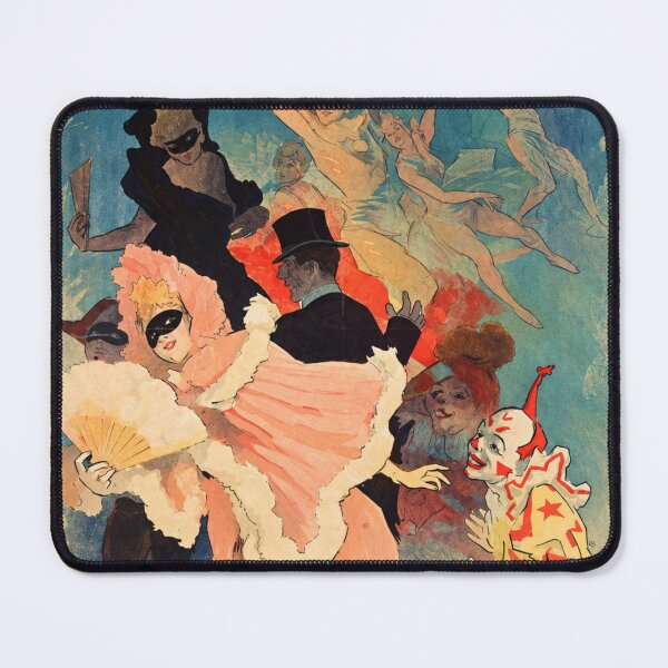 Item preview, Vintage Carnival Wall Art, Théâtre de l’Opéra Carnaval 1894 Poster, Jules Chéret Art Nouveau Print designed and sold by RickE.