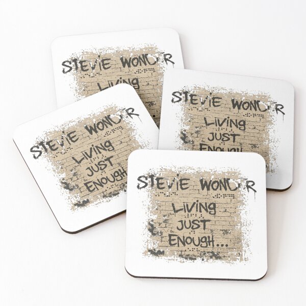 Item preview, Stevie Wonder Living Just Enough Graffiti  designed and sold by DedKid8BitCute.