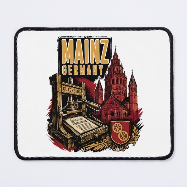 Item preview, Mainz Germany Vintage Travel Tourism designed and sold by TravelersGems.
