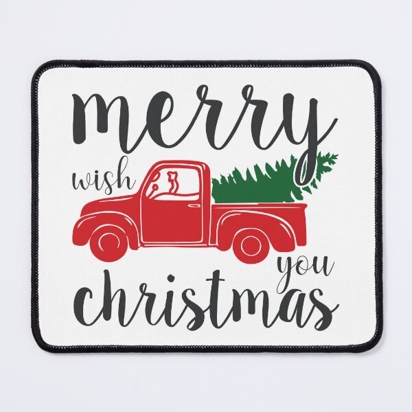 Item preview, Merry Wish You Christmas Tree Festive Holiday Blessing Design designed and sold by FuzionRaptor.