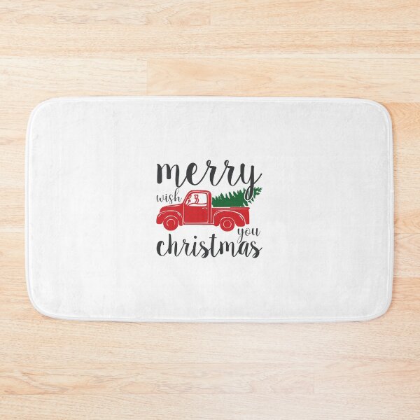 Item preview, Merry Wish You Christmas Tree Festive Holiday Blessing Design designed and sold by FuzionRaptor.