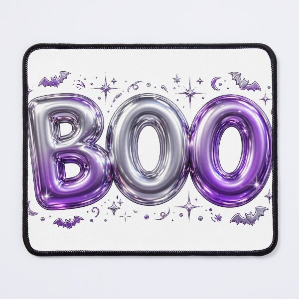 Item preview, Boo Chrome Halloween Shirt — Y2K Bubble Letter Tee designed and sold by unthinkabletees.