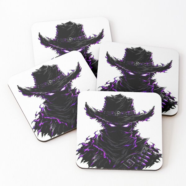 Item preview, Dark Shadow Gunslinger With Purple Glowing Aura designed and sold by Munib302.