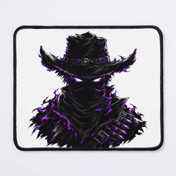 Item preview, Dark Shadow Gunslinger With Purple Glowing Aura designed and sold by Munib302.