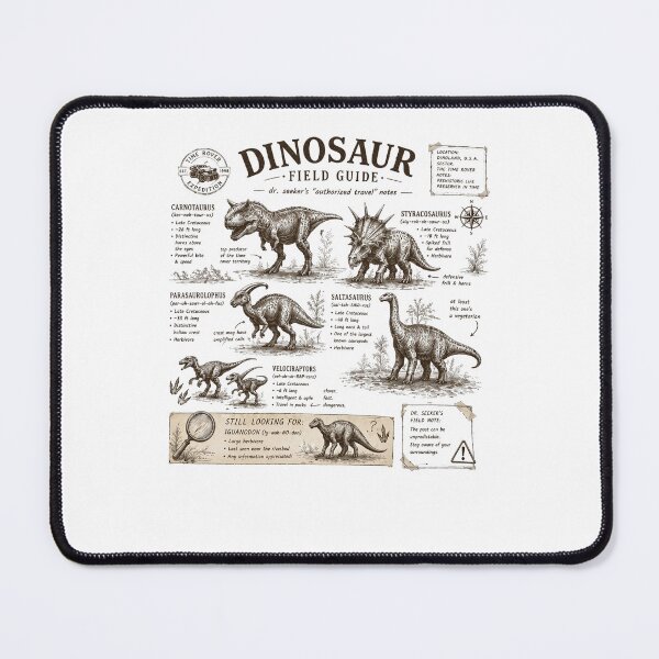 Item preview, Dinosaur Field Guide The World's Most Dangerous Ancient Creatures Paleontology Prehistoric designed and sold by winterroseaa.