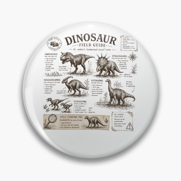 Item preview, Dinosaur Field Guide The World's Most Dangerous Ancient Creatures Paleontology Prehistoric designed and sold by winterroseaa.