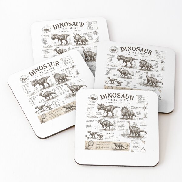 Item preview, Dinosaur Field Guide The World's Most Dangerous Ancient Creatures Paleontology Prehistoric designed and sold by winterroseaa.