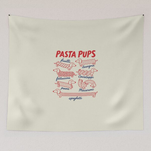 Item preview, Funny Pasta Pups Dachshund Spagetti, Italian Foodie designed and sold by Sallyjoywaxart.