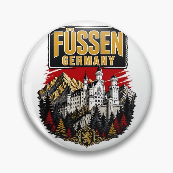Item preview, Fussen Germany Vintage Travel Tourism designed and sold by TravelersGems.