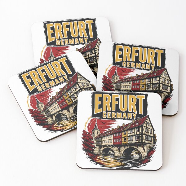 Item preview, Erfurt Germany Vintage Travel Tourism designed and sold by TravelersGems.