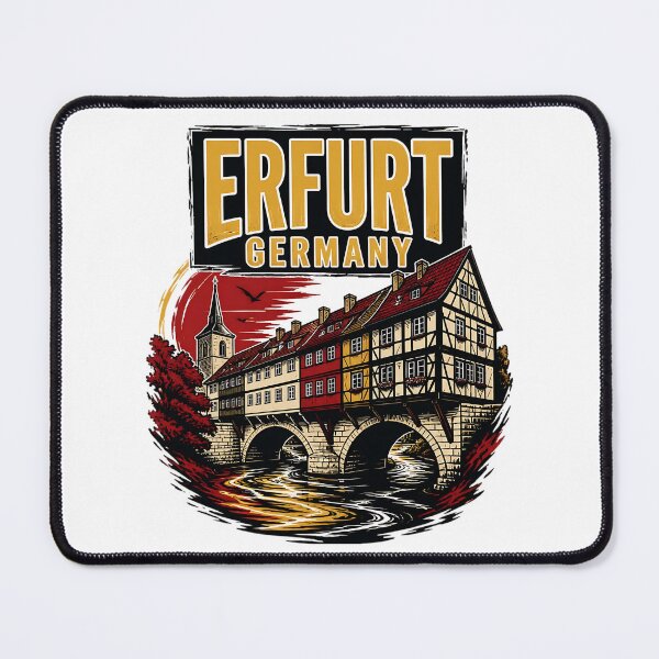 Item preview, Erfurt Germany Vintage Travel Tourism designed and sold by TravelersGems.