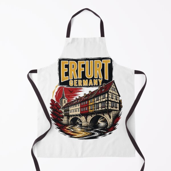 Item preview, Erfurt Germany Vintage Travel Tourism designed and sold by TravelersGems.